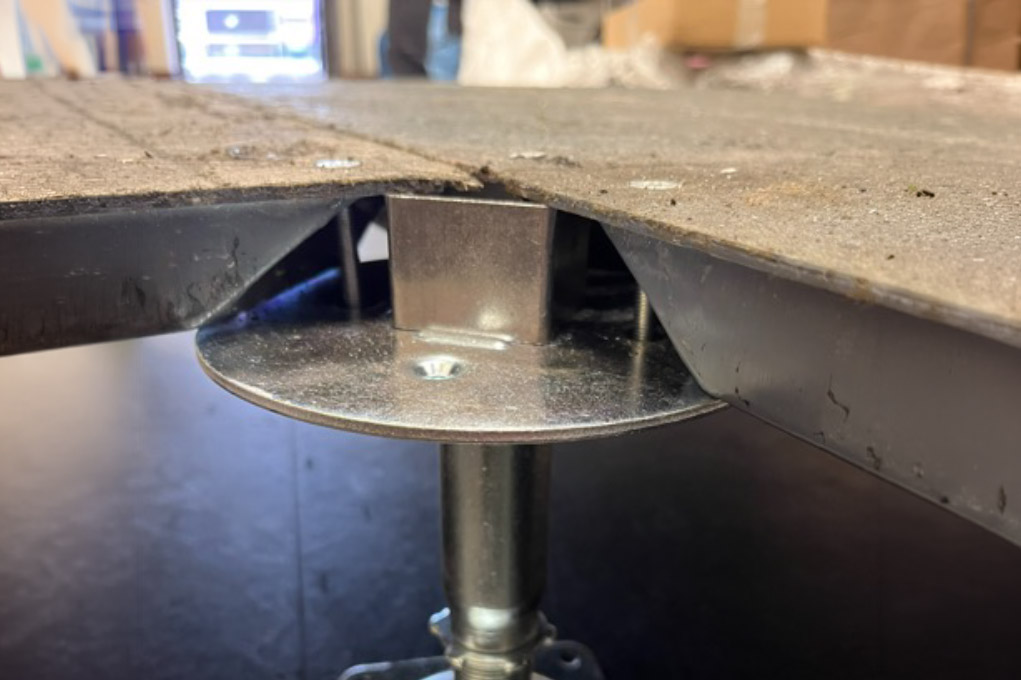 Grainger specials and structural pedestal components