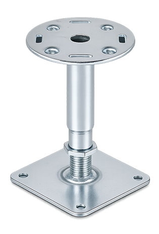 Zinc pedestal finish